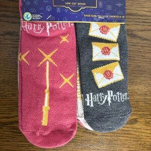 Harry Potter 10-Pack Low-Cut Socks, Women's Shoe Size 4-10